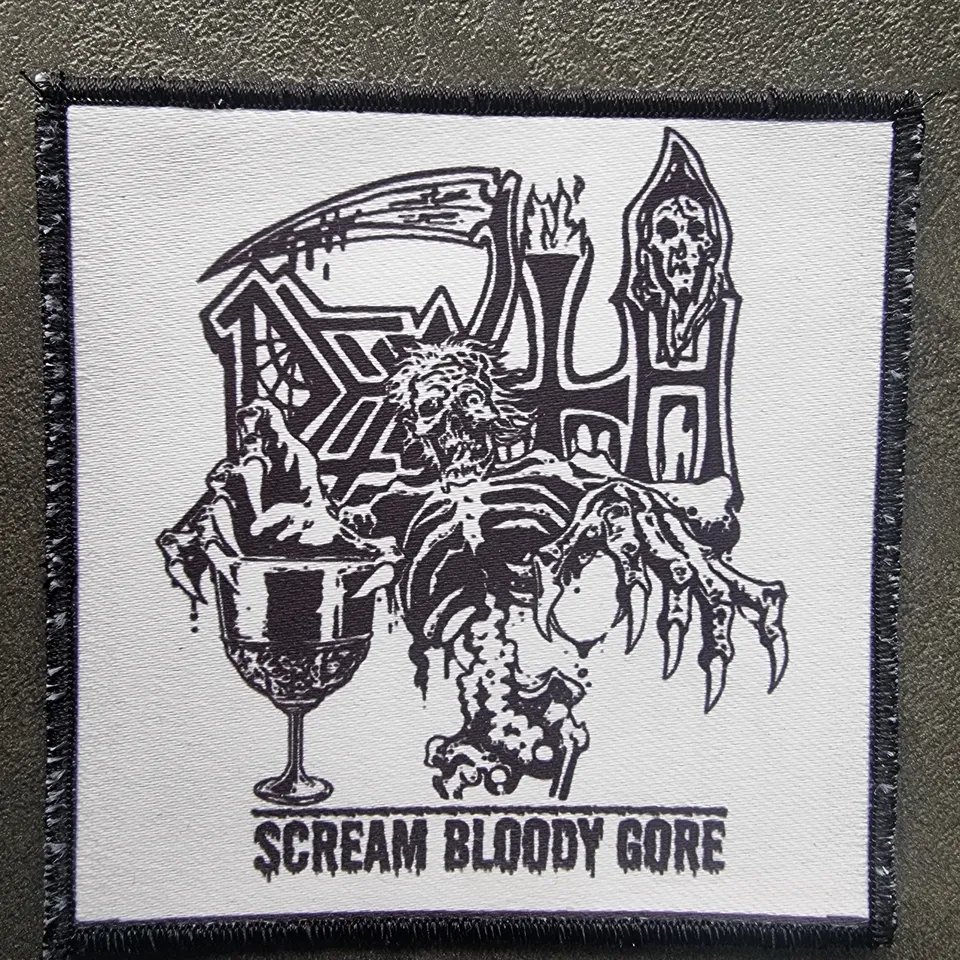death-scream-bloody-gore-patch-petit-cusson-tiss image 1