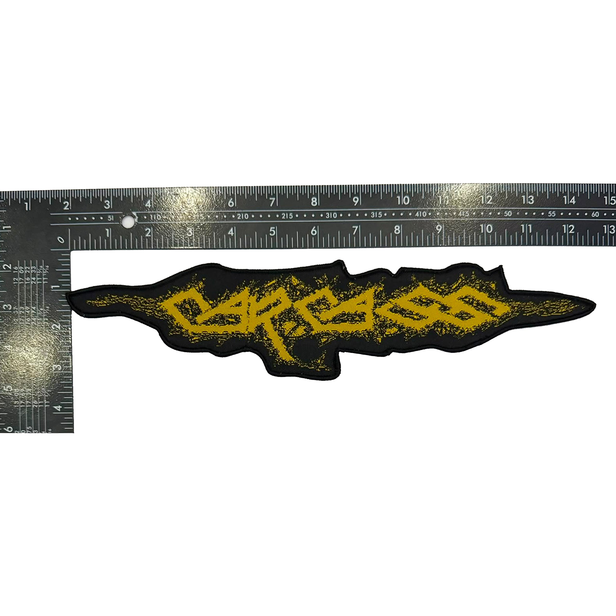 carcass-logo-patch-tiss-oversized-bordure-noire image 3