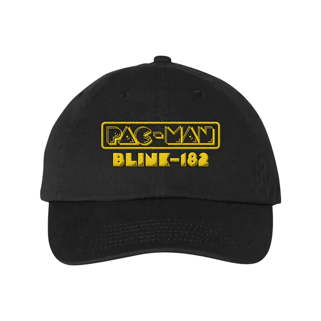 blink-182-pac-man-x-casquette-dad-hat-brod-e image 1