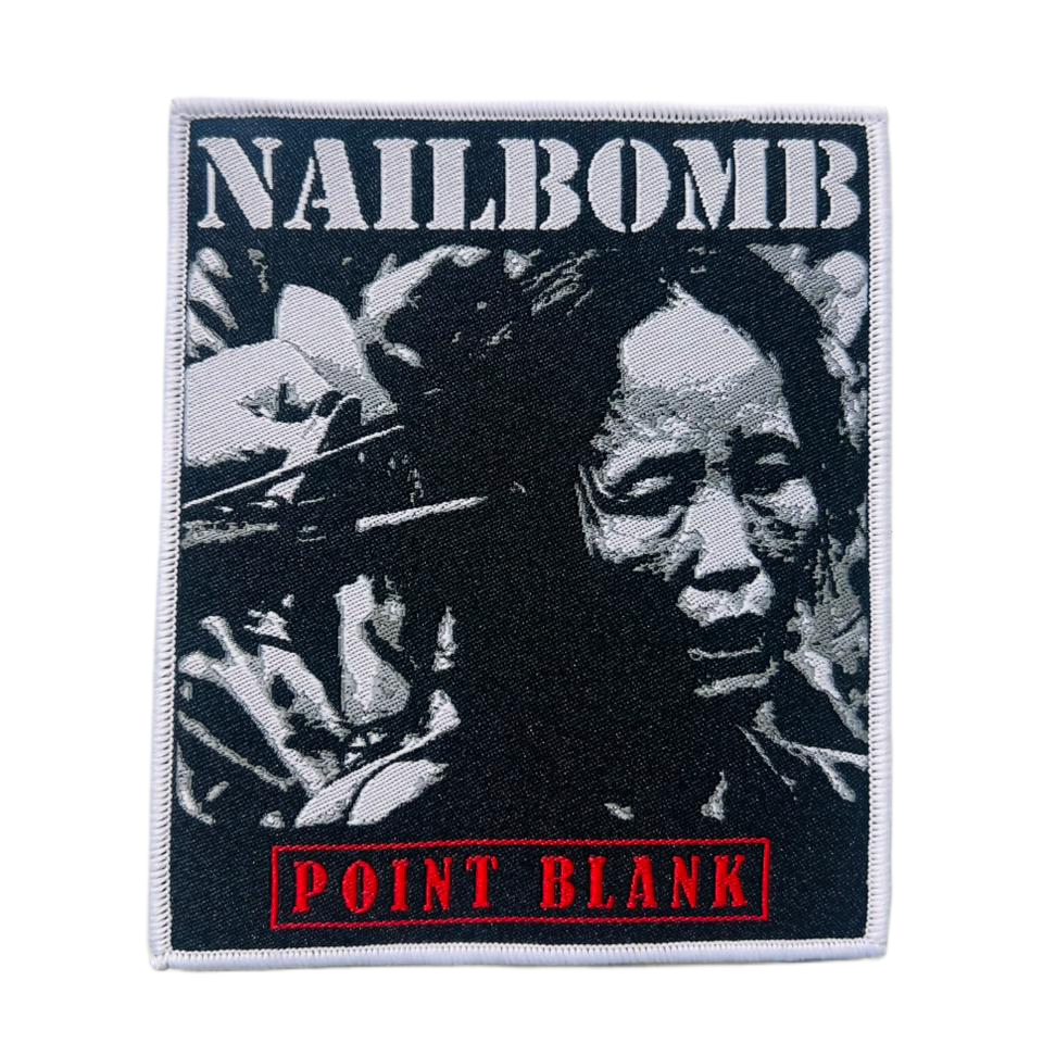 783punx-small-patch-nailbomb-point-blank-tiss-bordure-rouge image 4