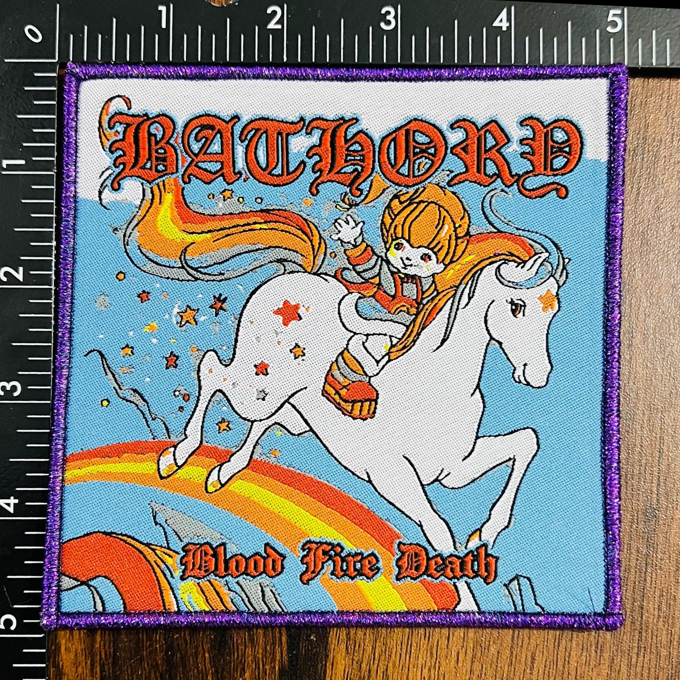 bathory-blood-fire-death-patch-tiss-licorne-rose image 8
