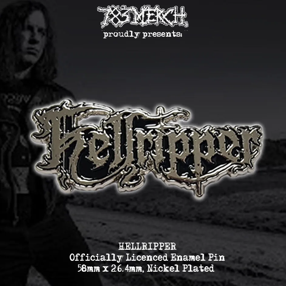 hellripper-logo-pin-s-mail-noir-m-tal image 1