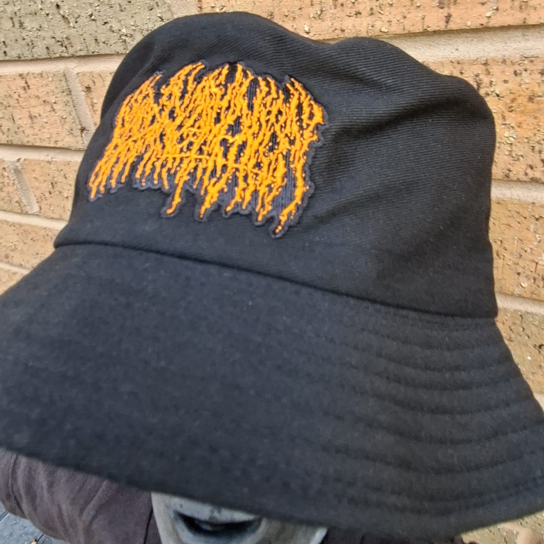 blood-incantation-logo-bucket-hat-bob-orange-n-on-brod image 2