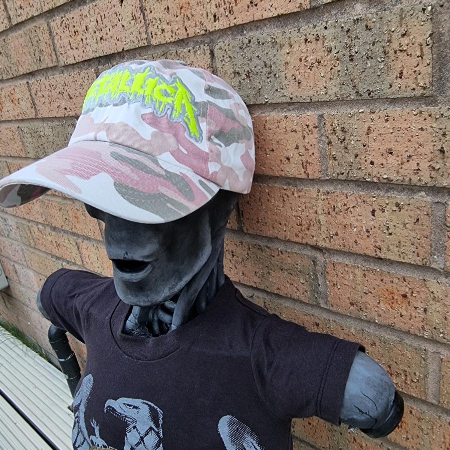 metallica-splatter-casquette-dad-cap-pink-camo-phospho image 3