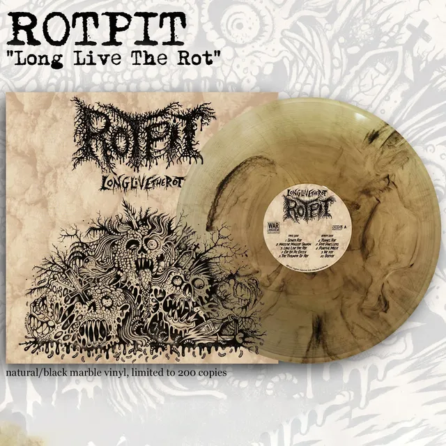 rotpit-long-live-the-rot-vinyle-lp-marbr-100-ex image 1