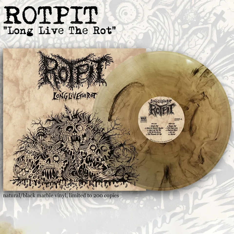 rotpit-long-live-the-rot-vinyle-lp-marbr-100-ex image 1
