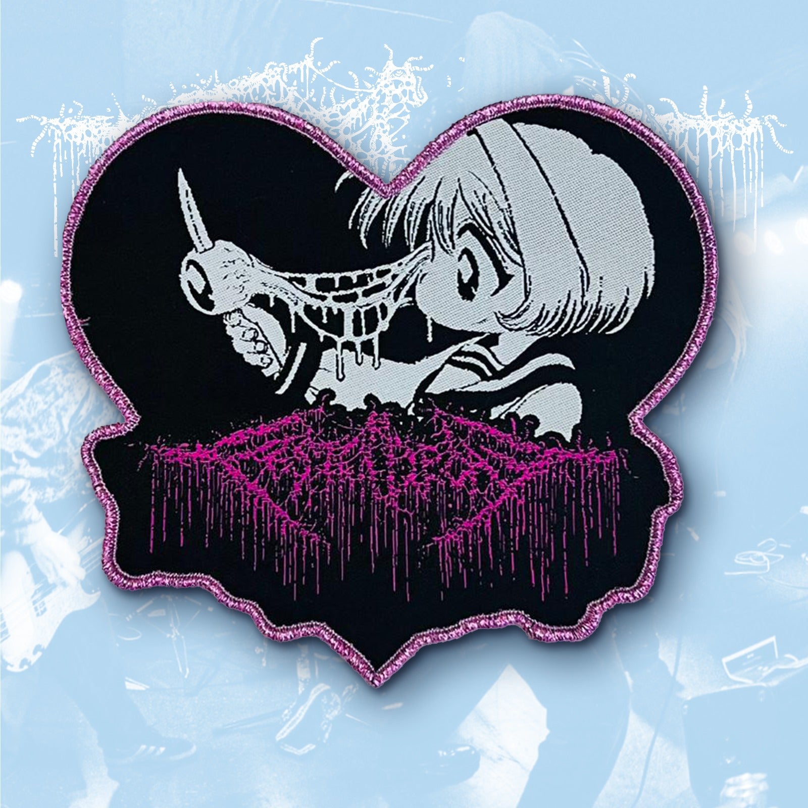 festerdecay-ichigo-cha-n-cusson-patch-tiss-bord-noir image 6