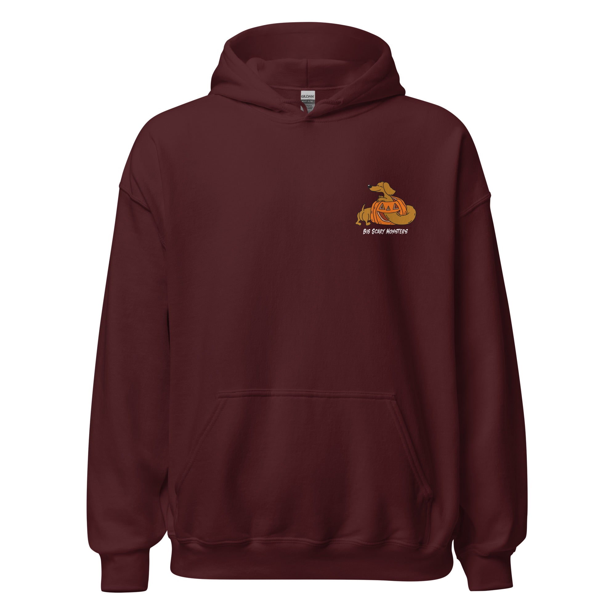 bsm-pumpkin-dog-hoodie-noir-sweat-capuche-coton image 3