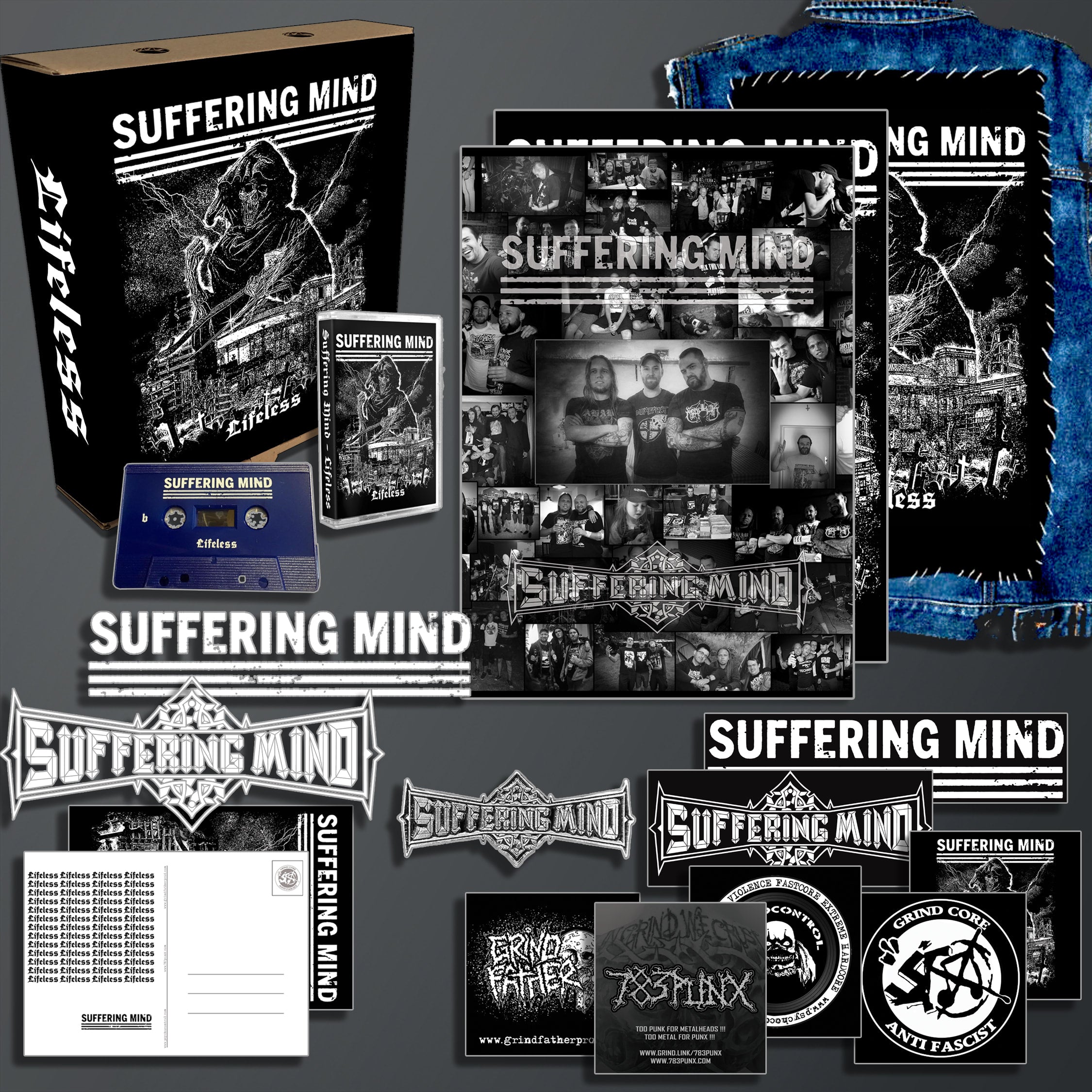 783punx-boxset-series-suffering-mind-lifeless-coffret-cassette-grindcore image 1