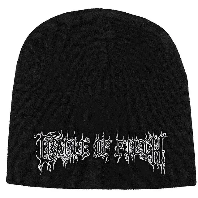 cradle-of-filth-logo-bonnet-brod-noir image 1