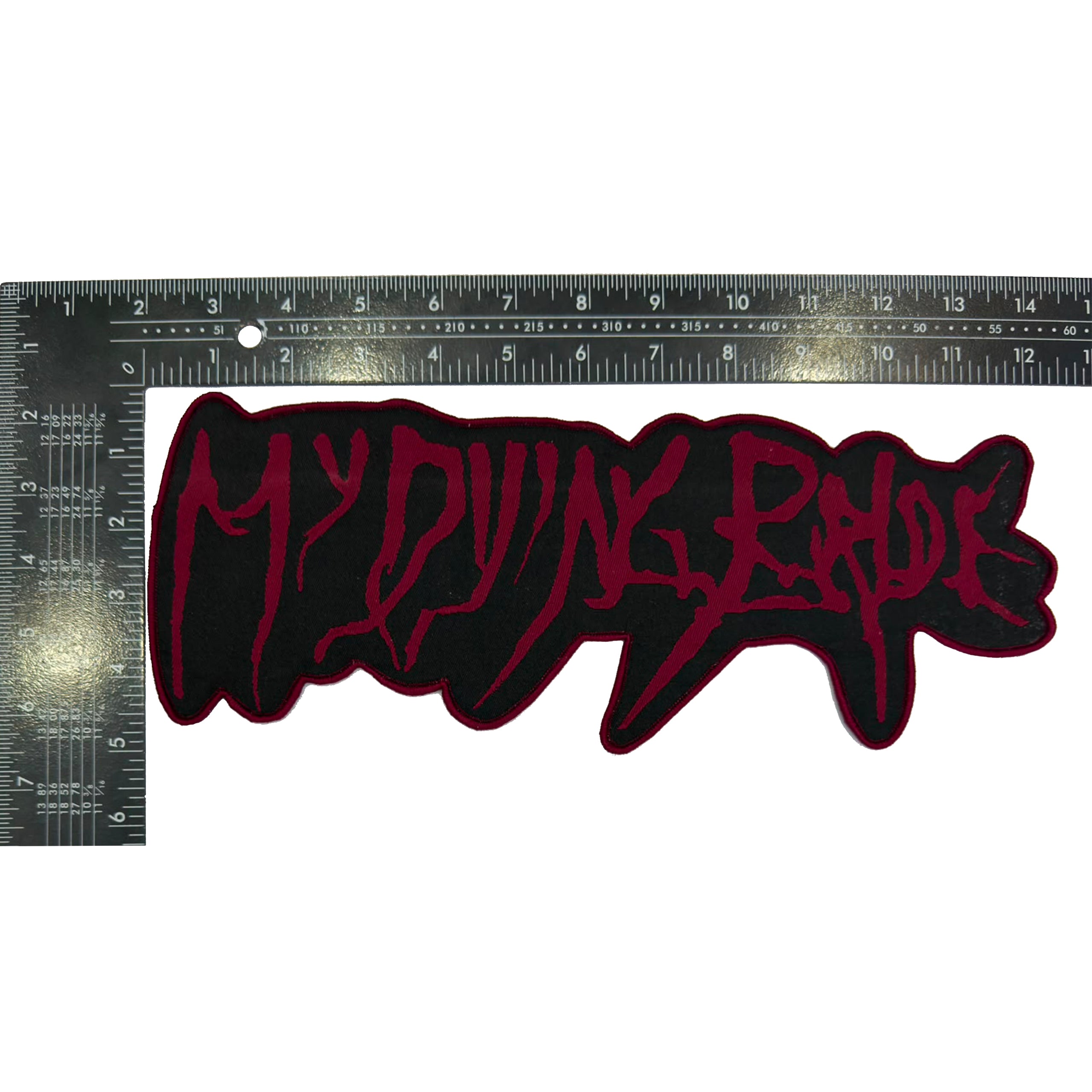 my-dying-bride-logo-patch-surdimensionn-bordure-noire image 5