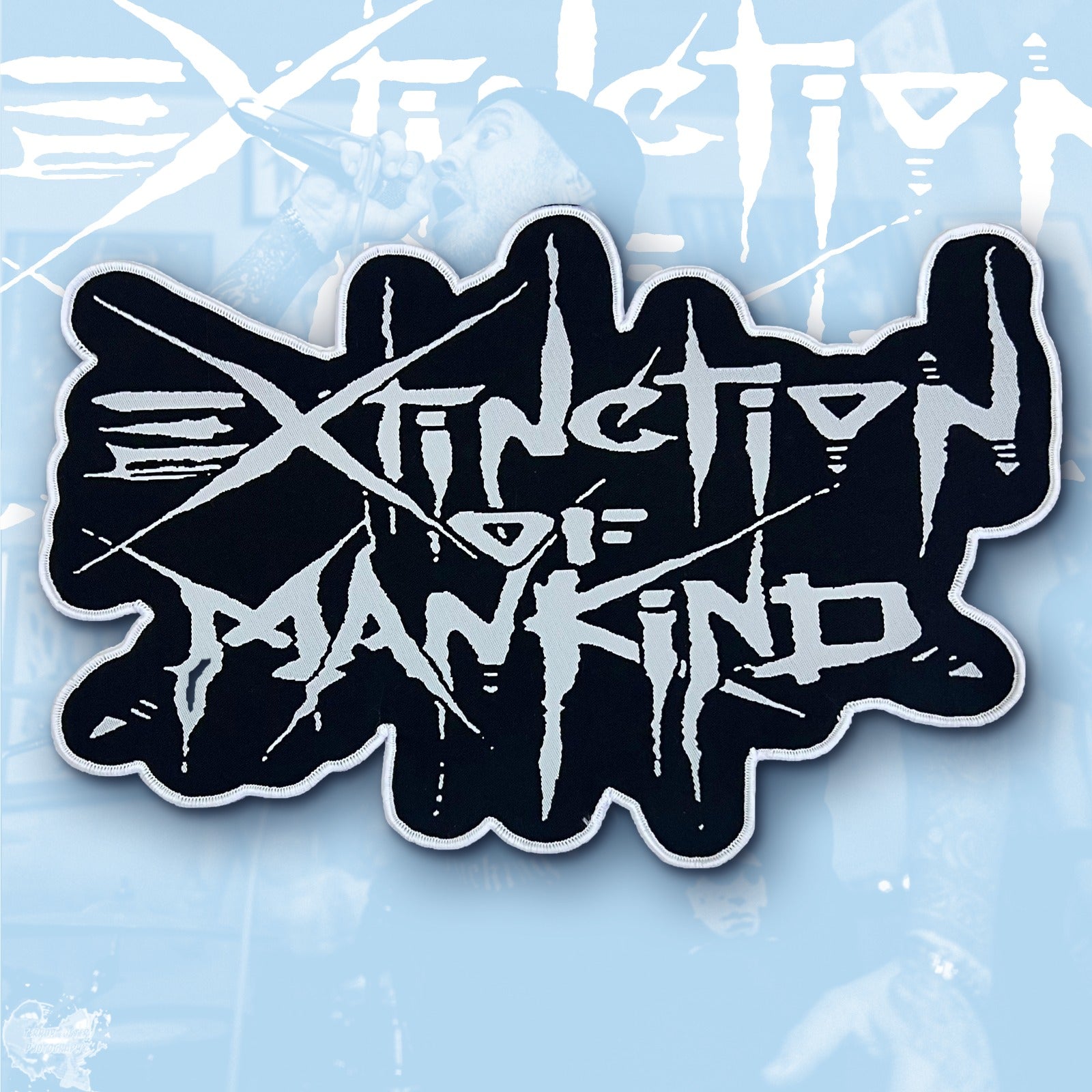 783punx-extinction-of-mankind-logo-patch-dos-xxl-30-cm-noir image 4