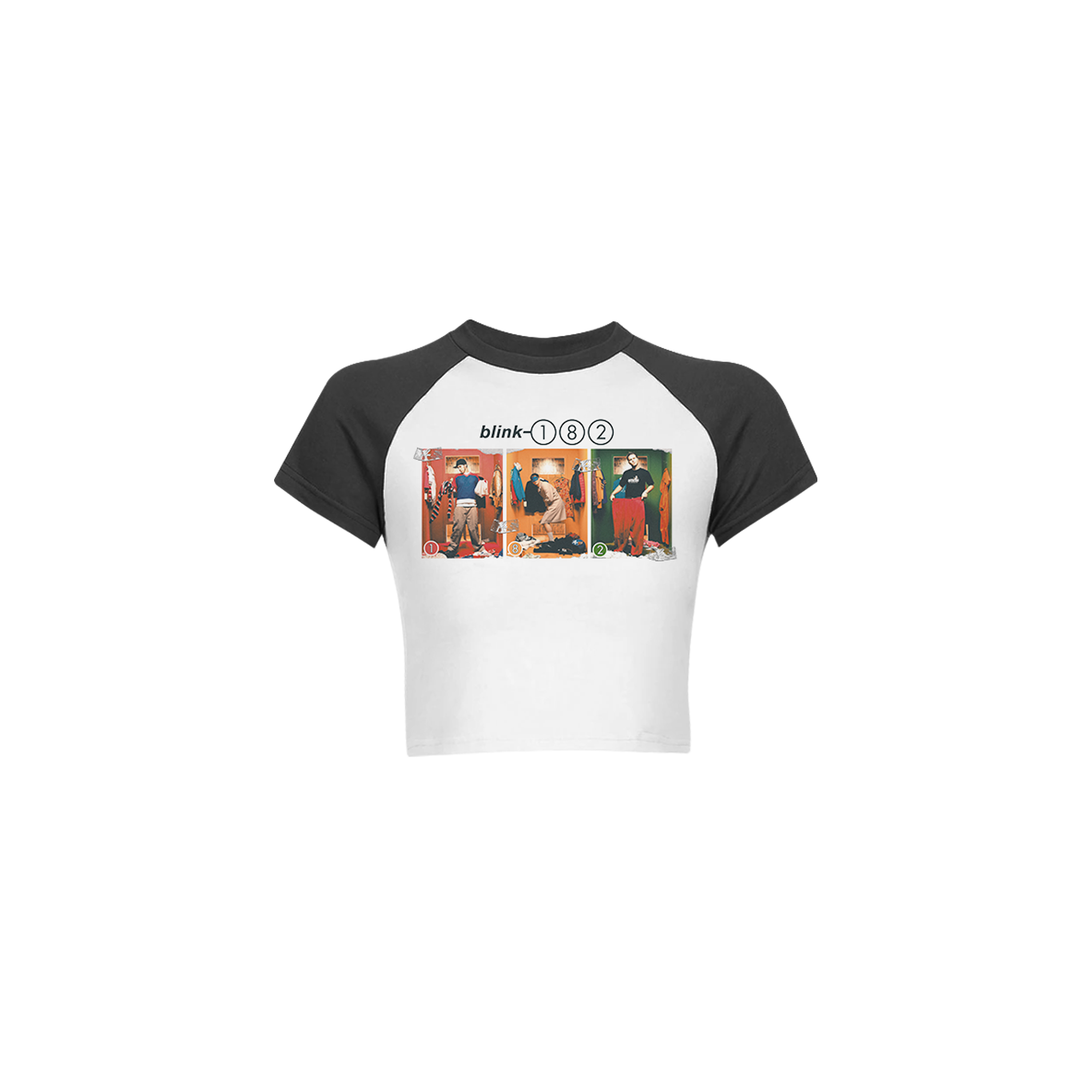 blink-182-toypaj-changing-room-t-shirt-crop-top-baby-tee image 1