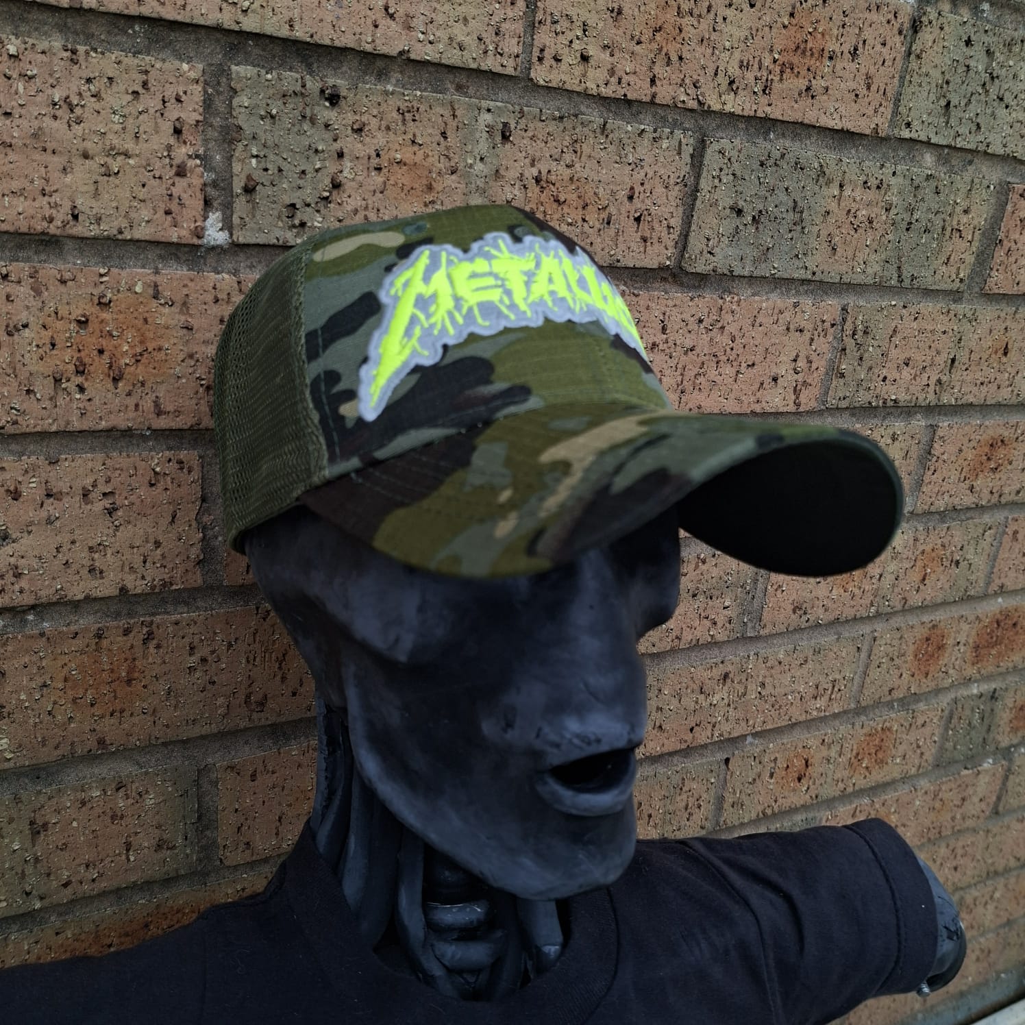 783punx-metallica-splatter-casquette-trucker-camo-vert image 5
