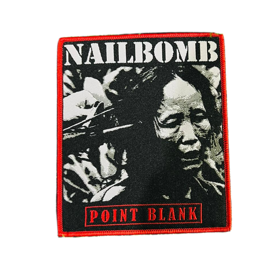783punx-small-patch-nailbomb-point-blank-tiss-bordure-rouge image 2
