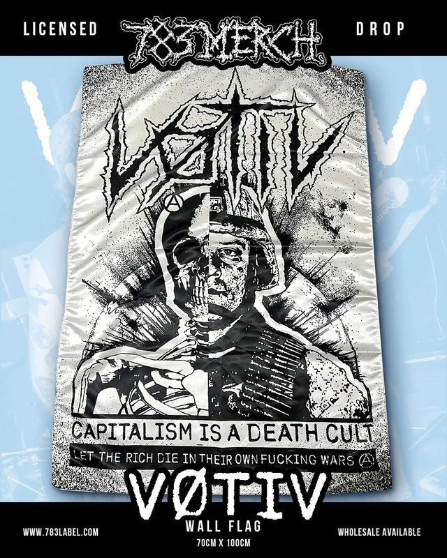 783punx-v-tiv-capitalism-death-cult-drapeau-mural-100x70-cm image 1