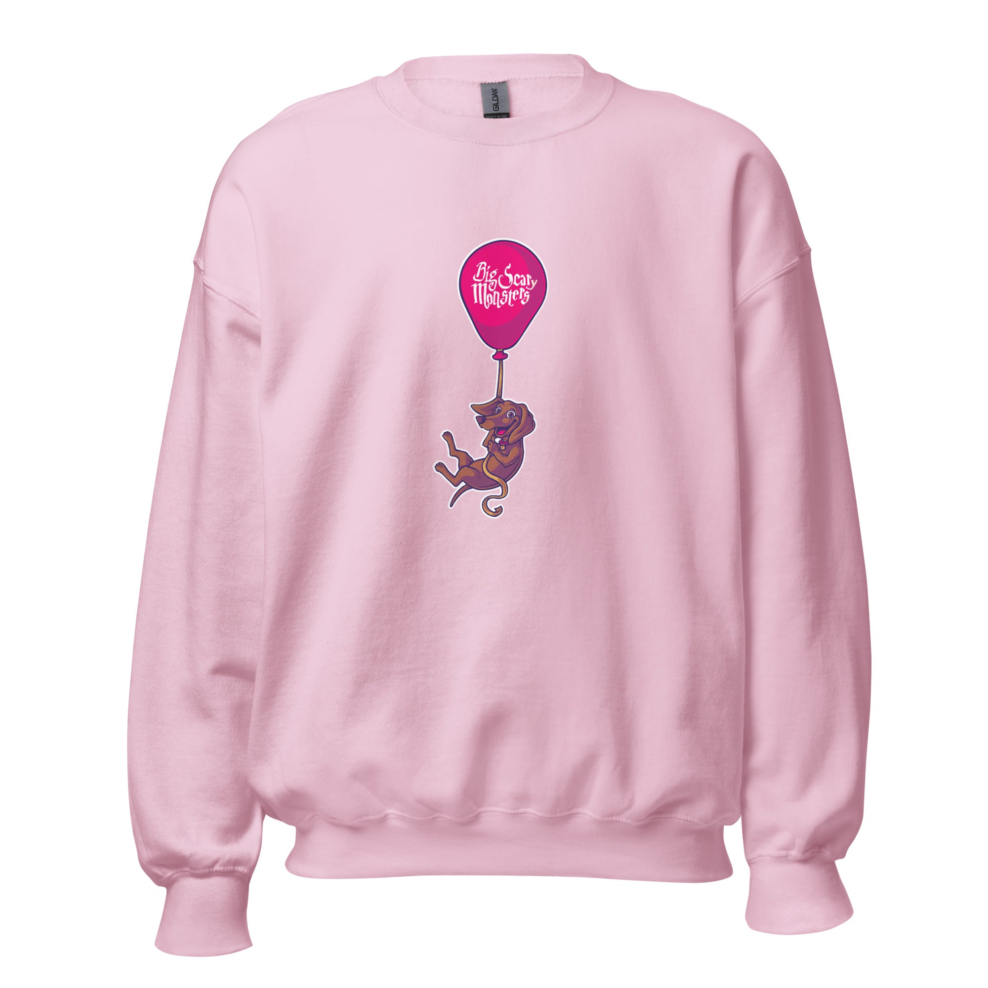 big-scary-monsters-floating-dog-sweatshirt-noir-coton-m image 6