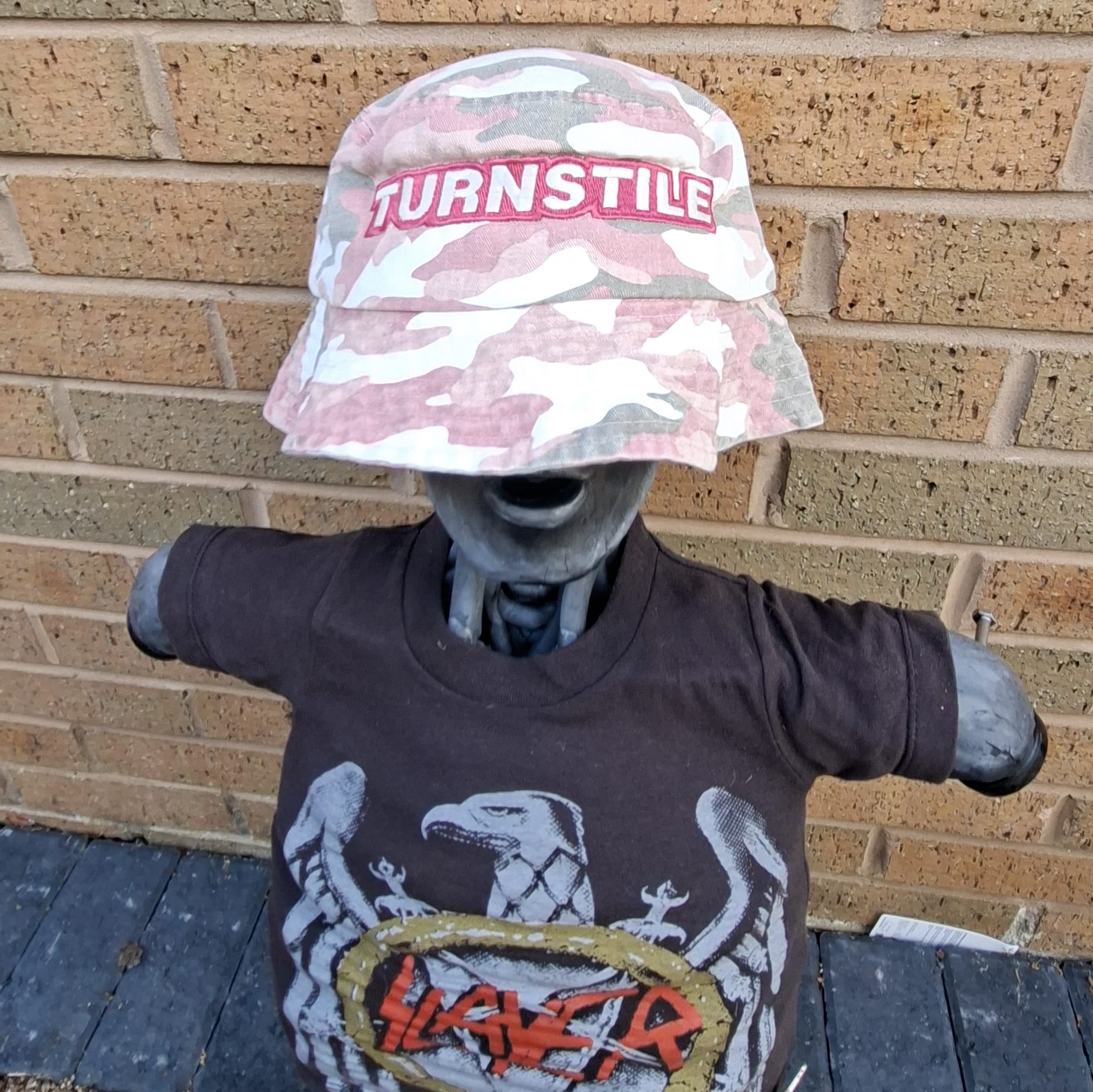 turnstile-logo-bob-bucket-hat-camo-rose-phosphorescent image 3