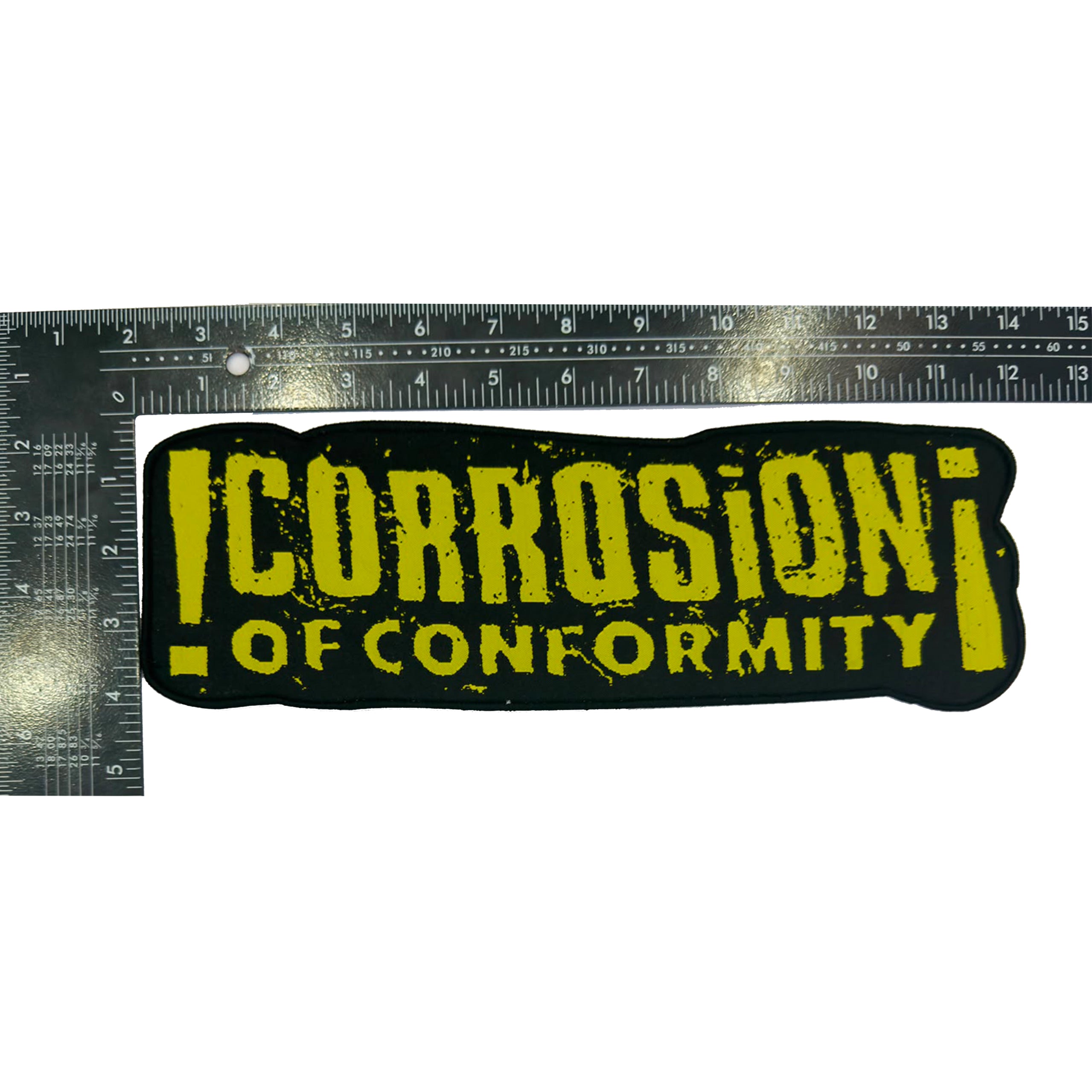 783punx-oversized-patch-corrosion-of-conformity-logo-tiss-bordure-noire image 3
