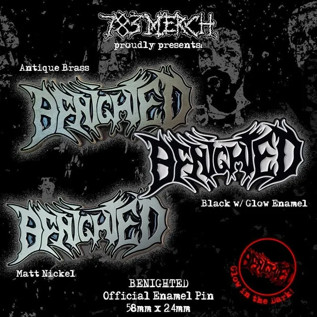 benighted-logo-pin-s-mail-58x24mm-nickel-mat image 1