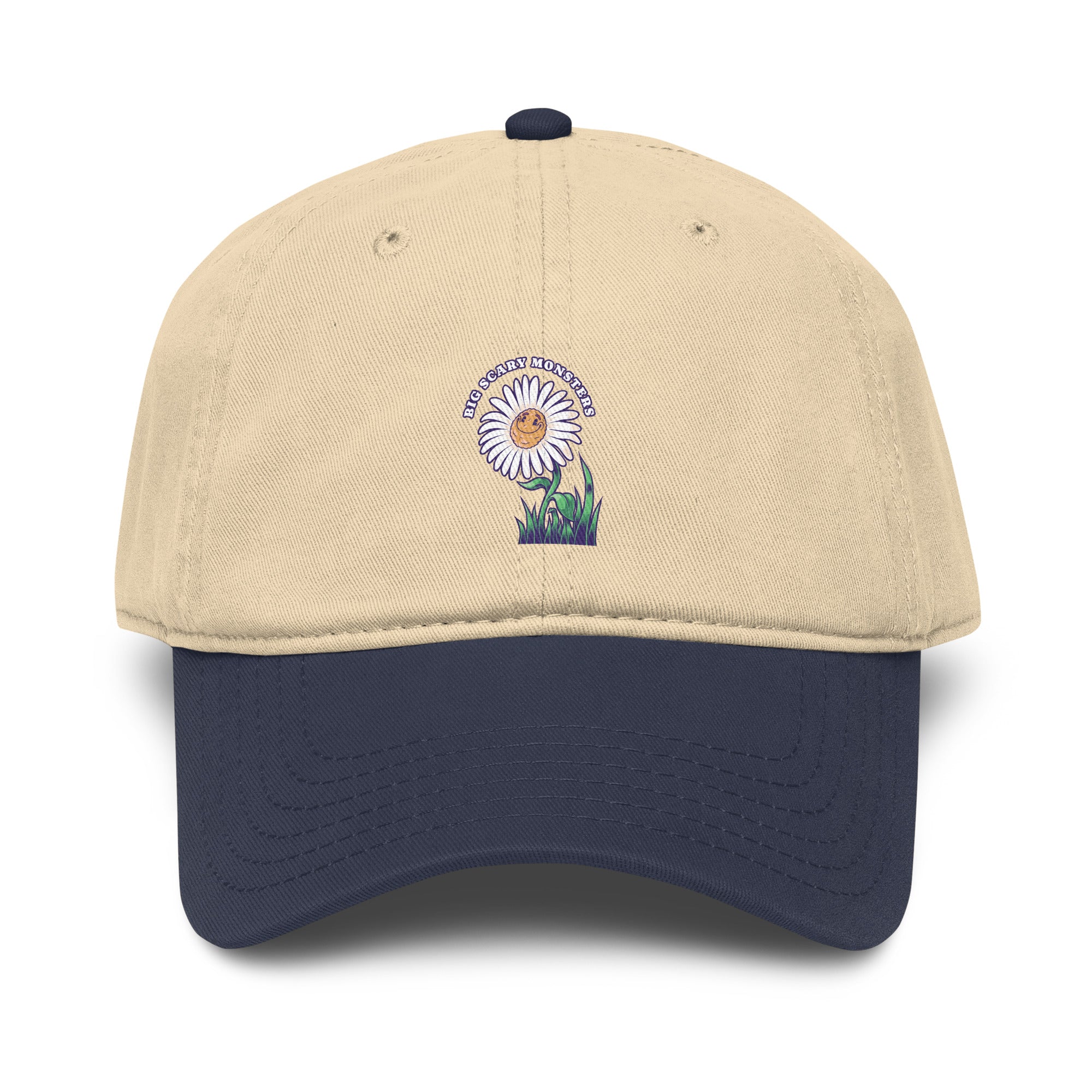 big-scary-monsters-daisy-casquette-noire-coton-r-glable image 1