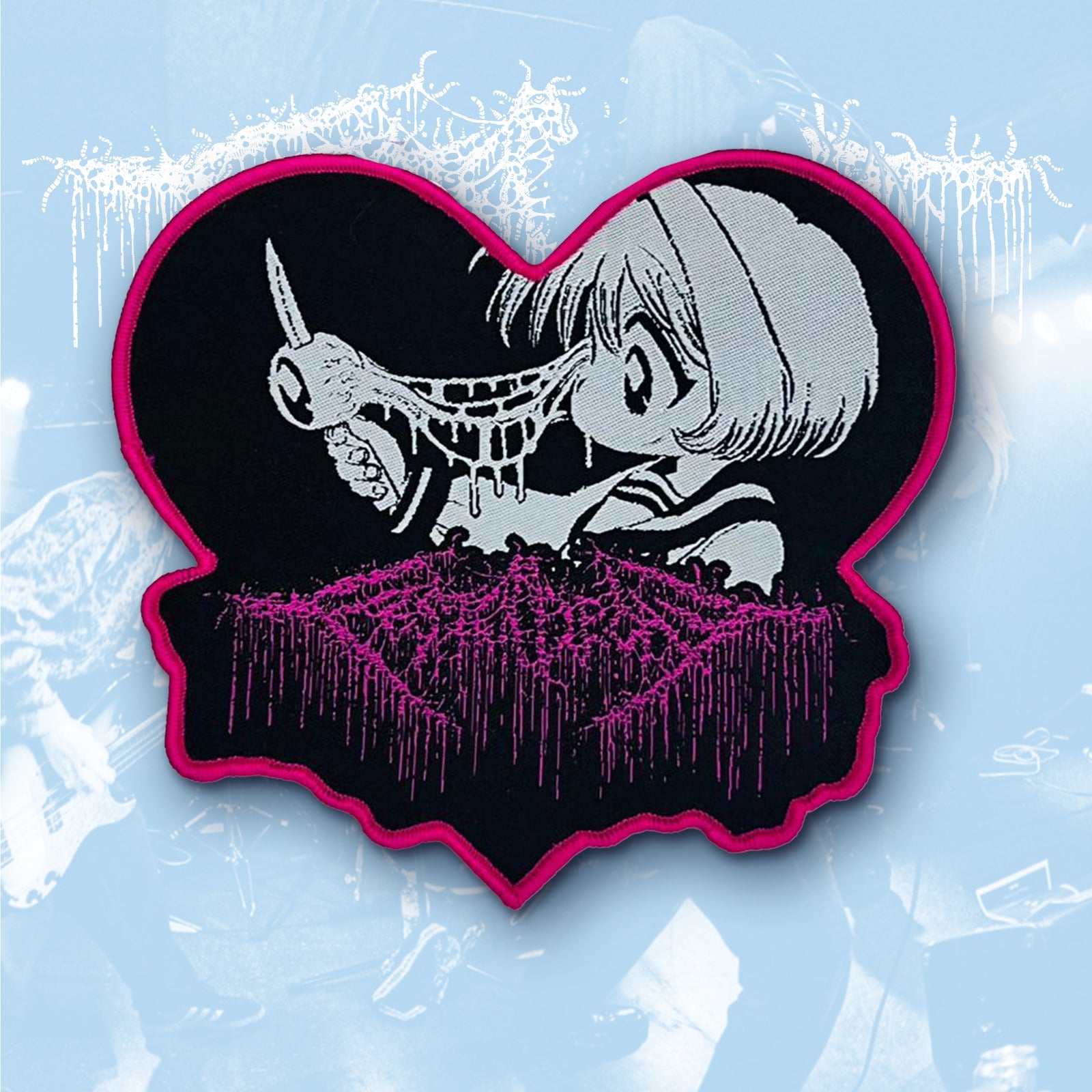 festerdecay-ichigo-cha-n-cusson-patch-tiss-bord-noir image 4