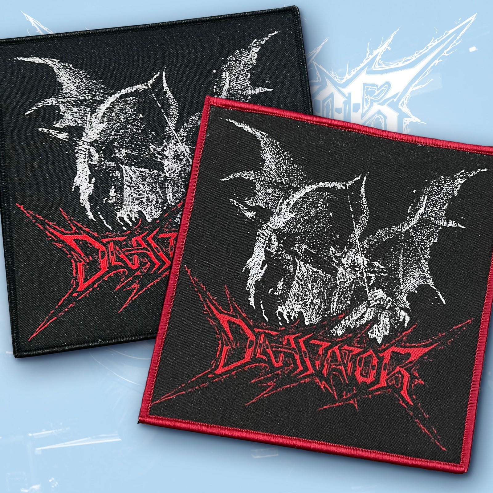 devastator-fallen-angel-patch-tiss-bordure-rouge image 1
