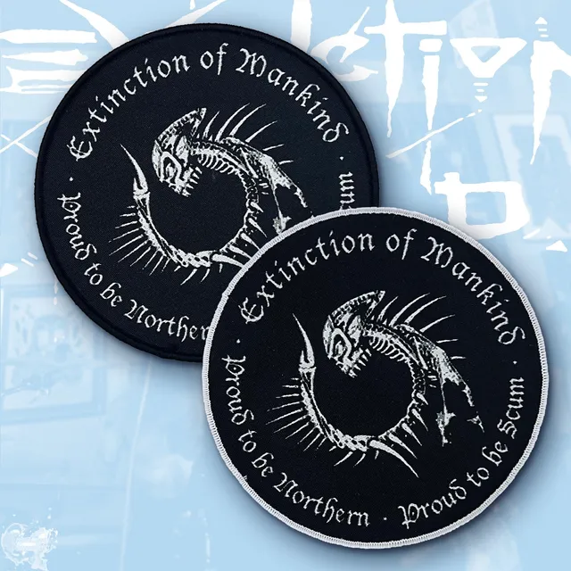 783punx-extinction-of-mankind-proud-scum-patch-tiss-noir image 1