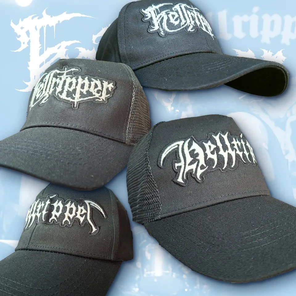 hellripper-logo-casquette-baseball-brod-e-phosphorescente-r-glable image 1