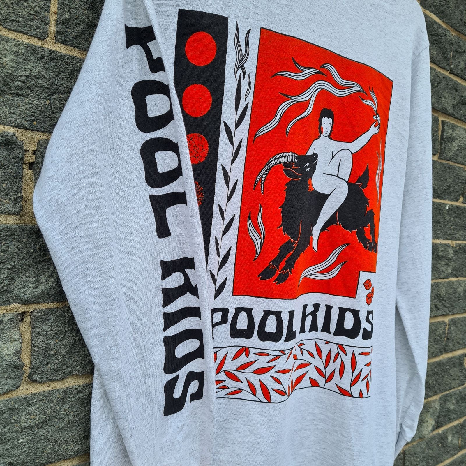 big-scary-monsters-pool-kids-uk-eu-tour-longsleeve-coton image 2