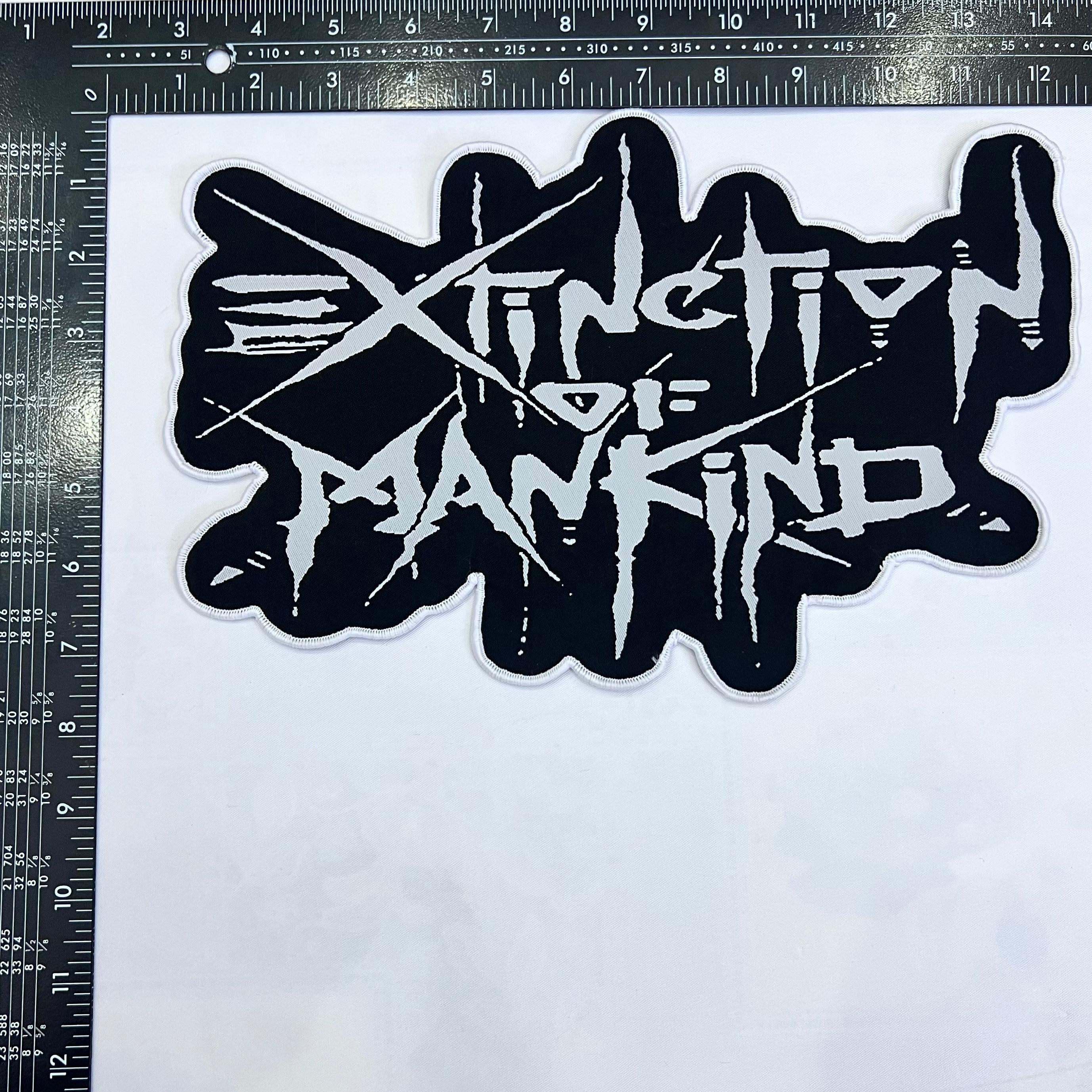 783punx-extinction-of-mankind-logo-patch-dos-xxl-30-cm-noir image 5