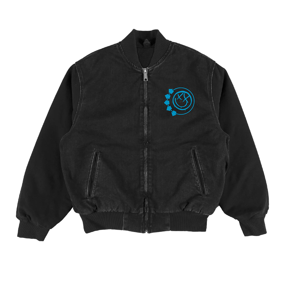 blink-182-middle-finger-veste-noire-d-lav-e-unisexe image 1