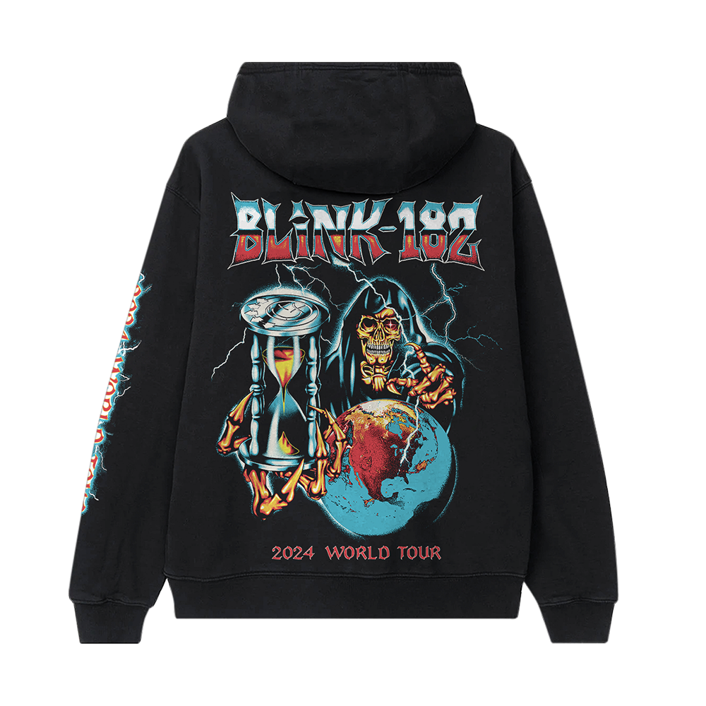 blink-182-world-tour-hoodie-noir-imprim image 2