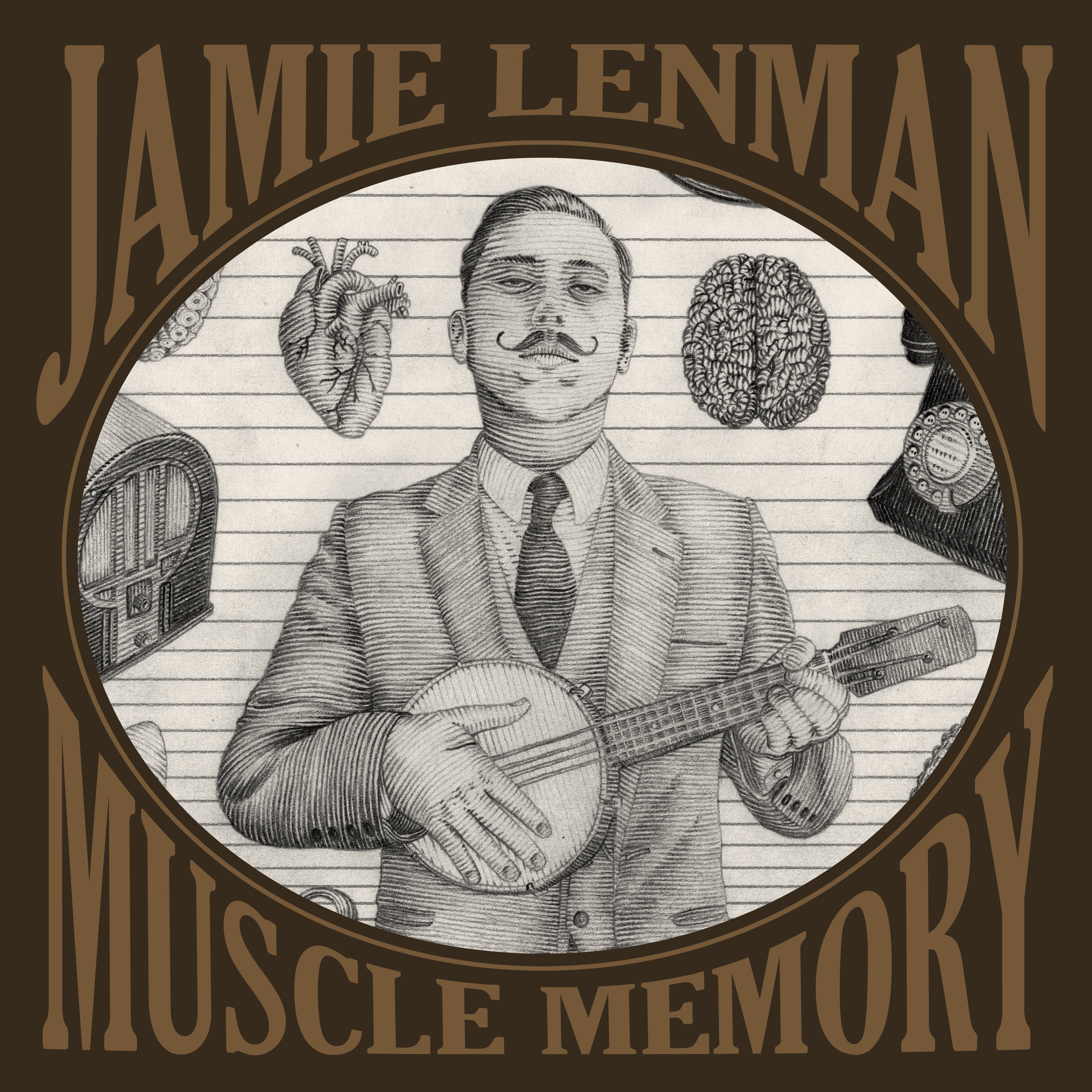 jamie-lenman-muscle-memory-art-print-affiche-30x30 image 1