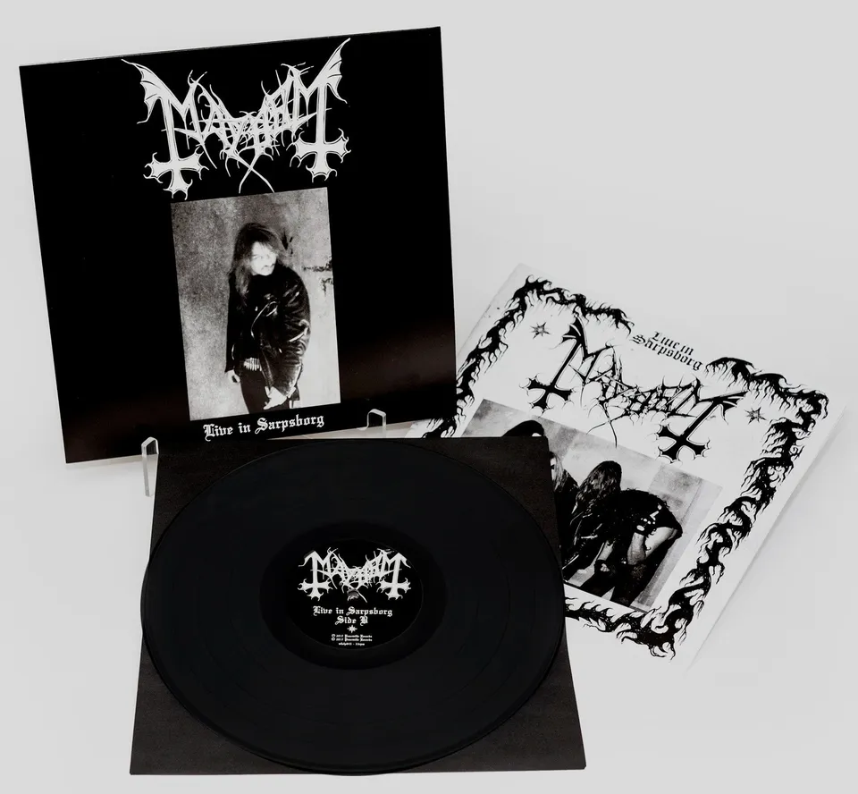 mayhem-live-in-sarpsborg-lp-vinyle-black-metal-live image 1