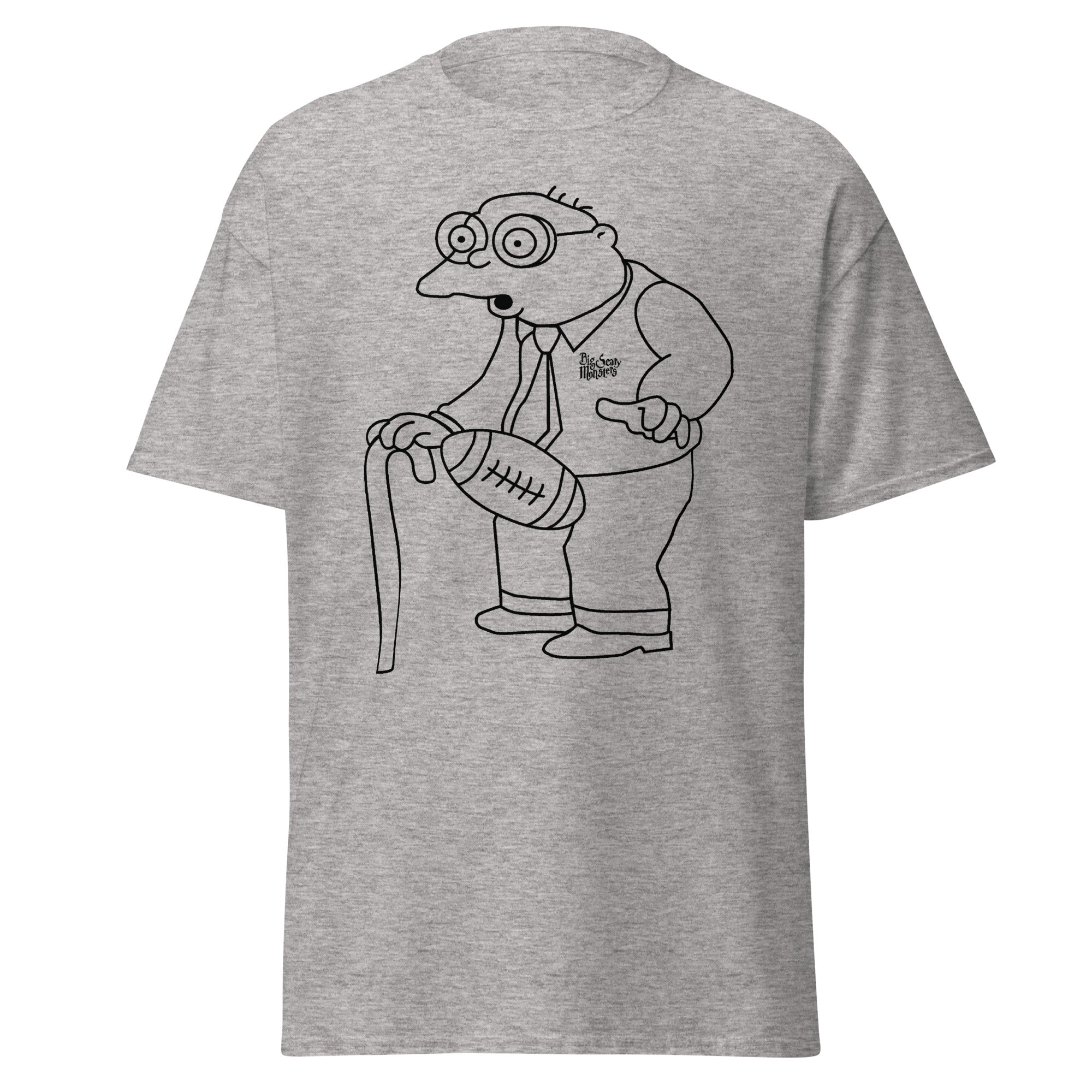 man-hit-by-football-t-shirt-noir-coton-taille-l image 1