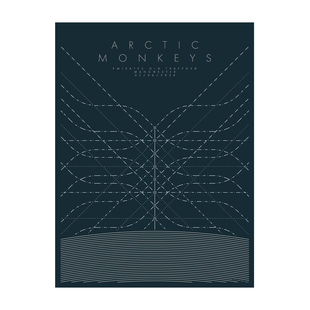 arctic-monkeys-3rd-june-2023-emirates-affiche-dition-limit-e image 1