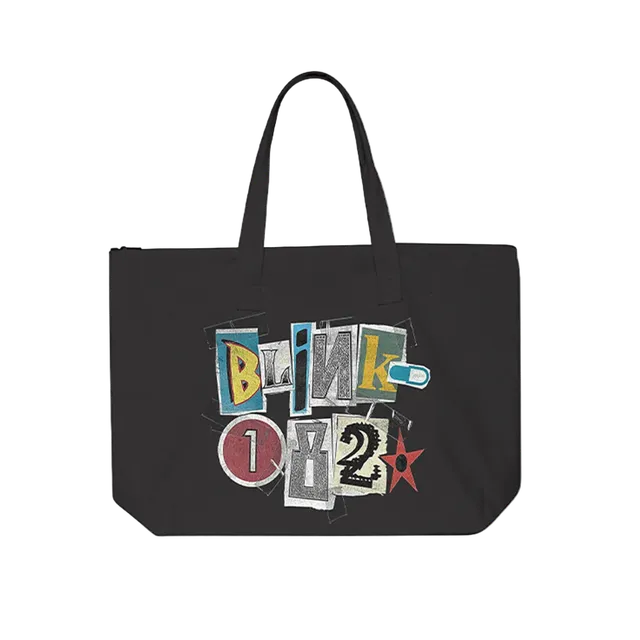 blink-182-era-logo-tote-bag-toile-imprim image 1