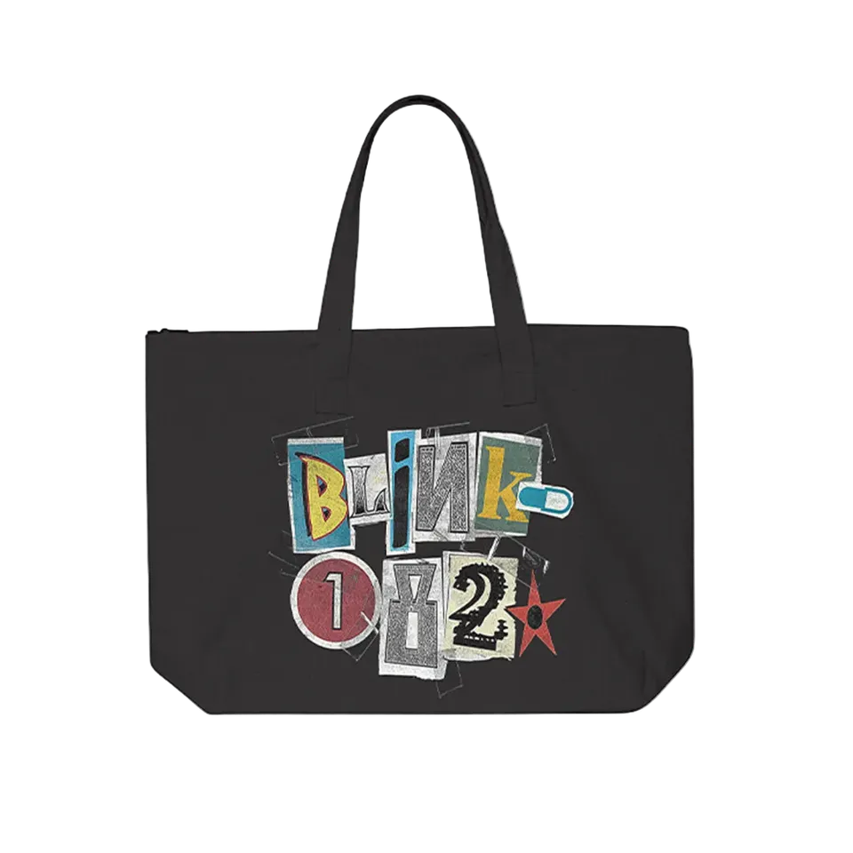 blink-182-era-logo-tote-bag-toile-imprim image 1