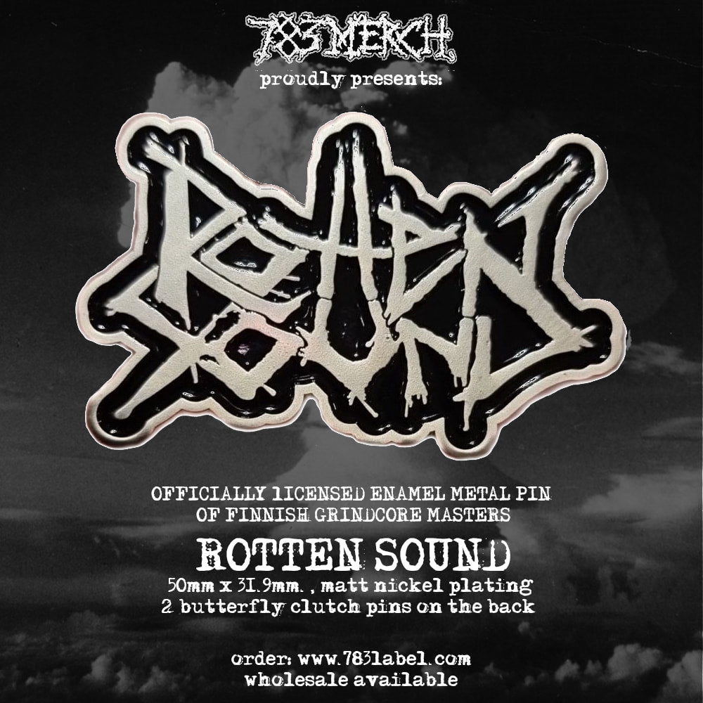 783punx-rotten-sound-pin-pin-mail-logo-grindcore image 1