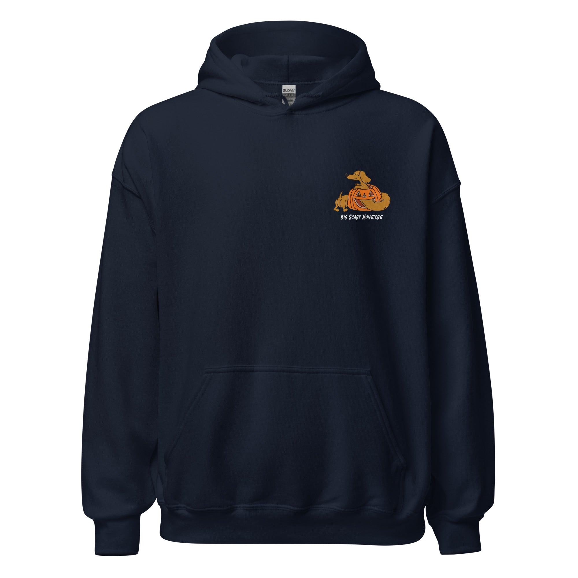 bsm-pumpkin-dog-hoodie-noir-sweat-capuche-coton image 2