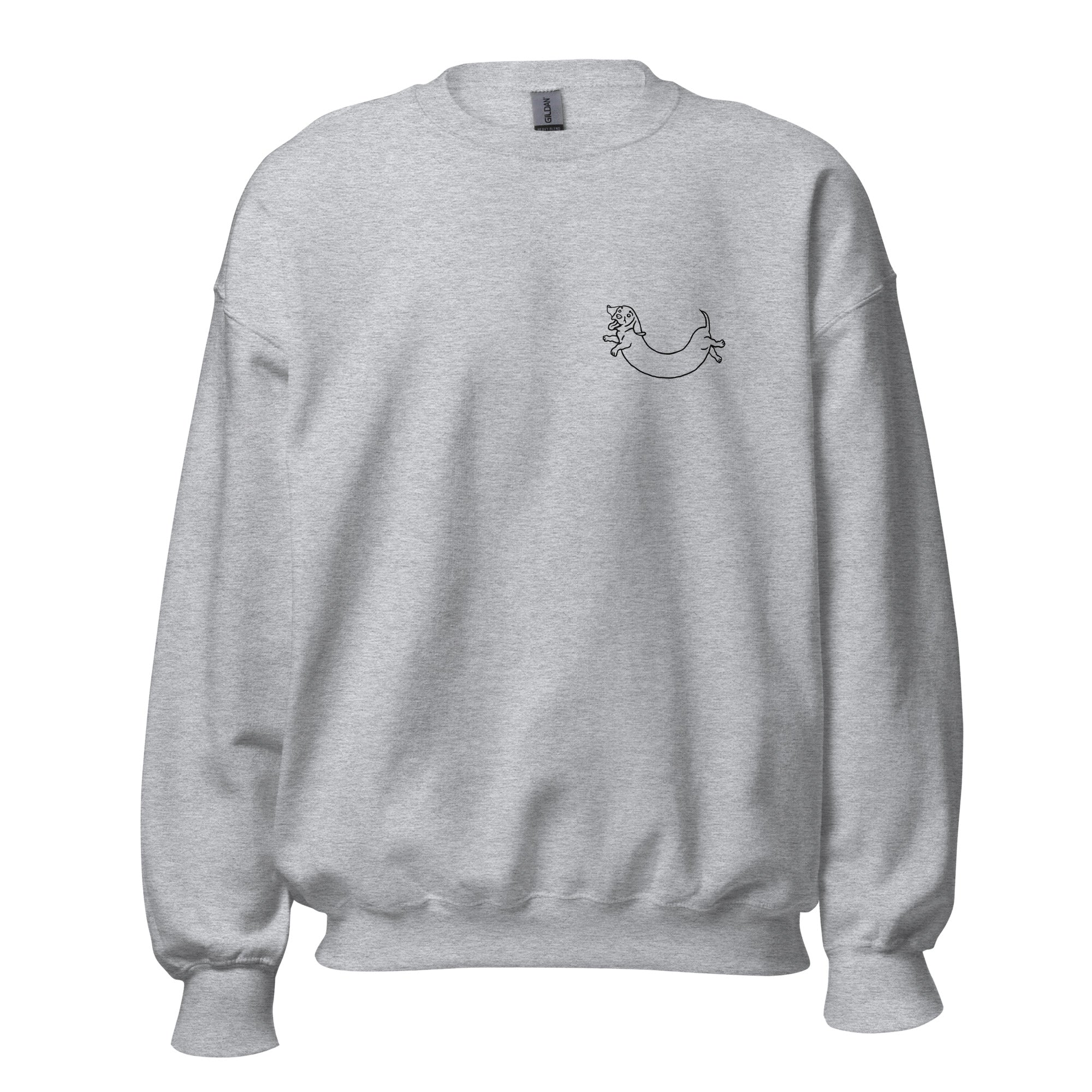 big-scary-monsters-sausage-dog-sweat-noir-m-coton image 8