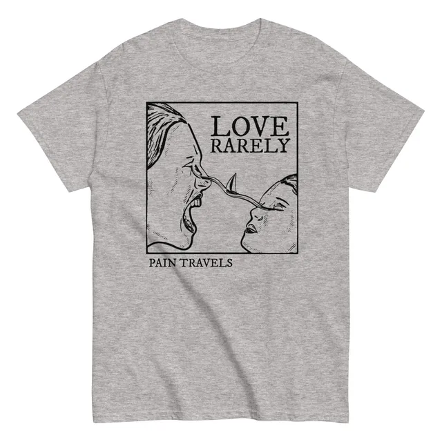 love-rarely-pain-travels-t-shirt-coton-rock image 1
