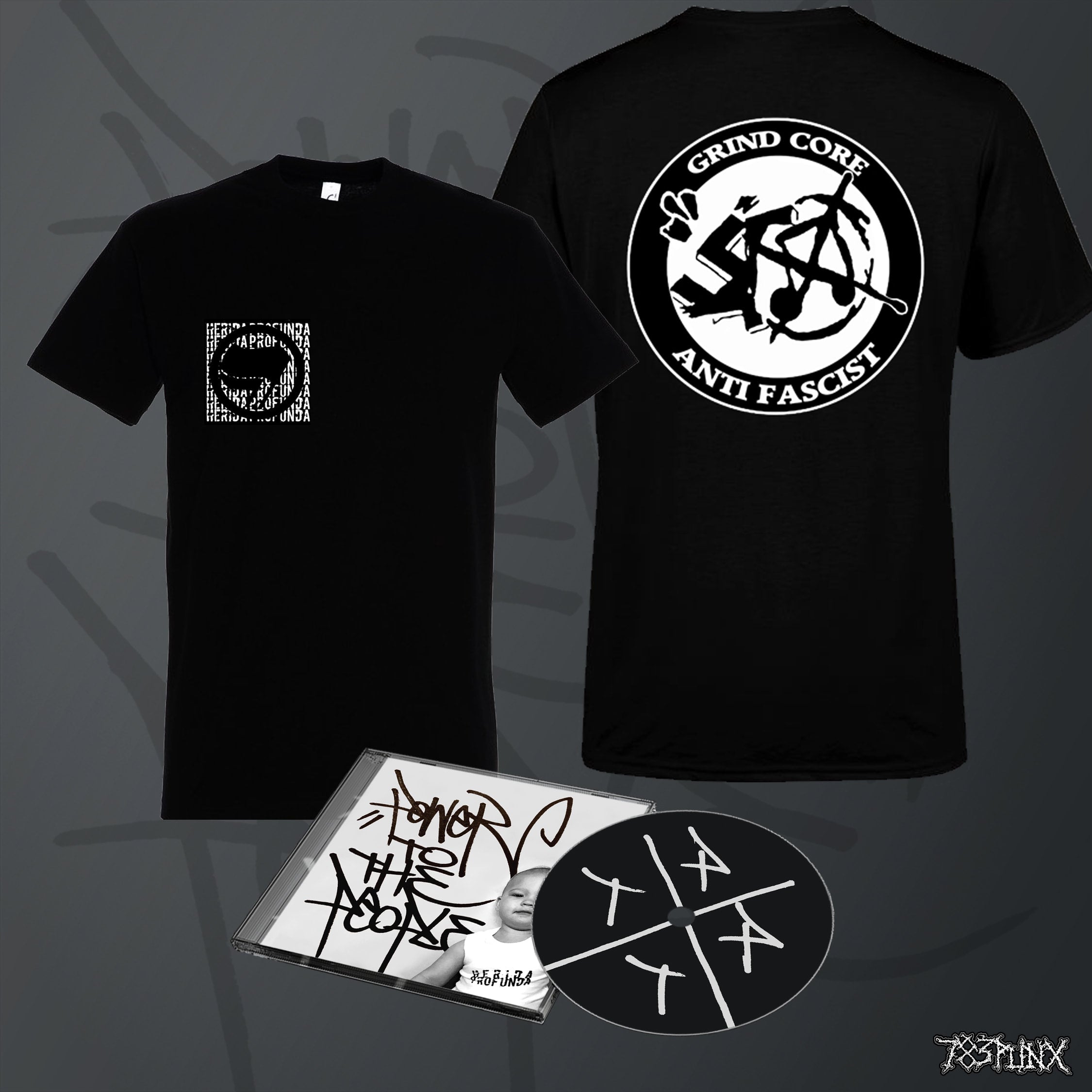 herida-profunda-power-to-people-bundle-cd-t-shirt image 1