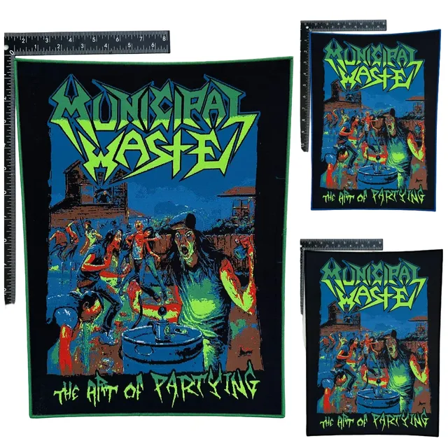 municipal-waste-the-art-of-partying-backpatch-bord-vert image 1