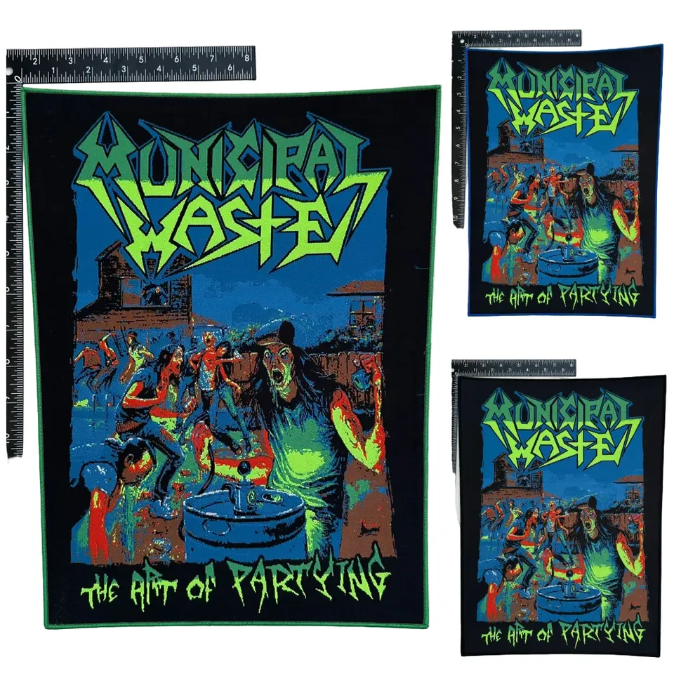 municipal-waste-the-art-of-partying-backpatch-bord-vert image 1