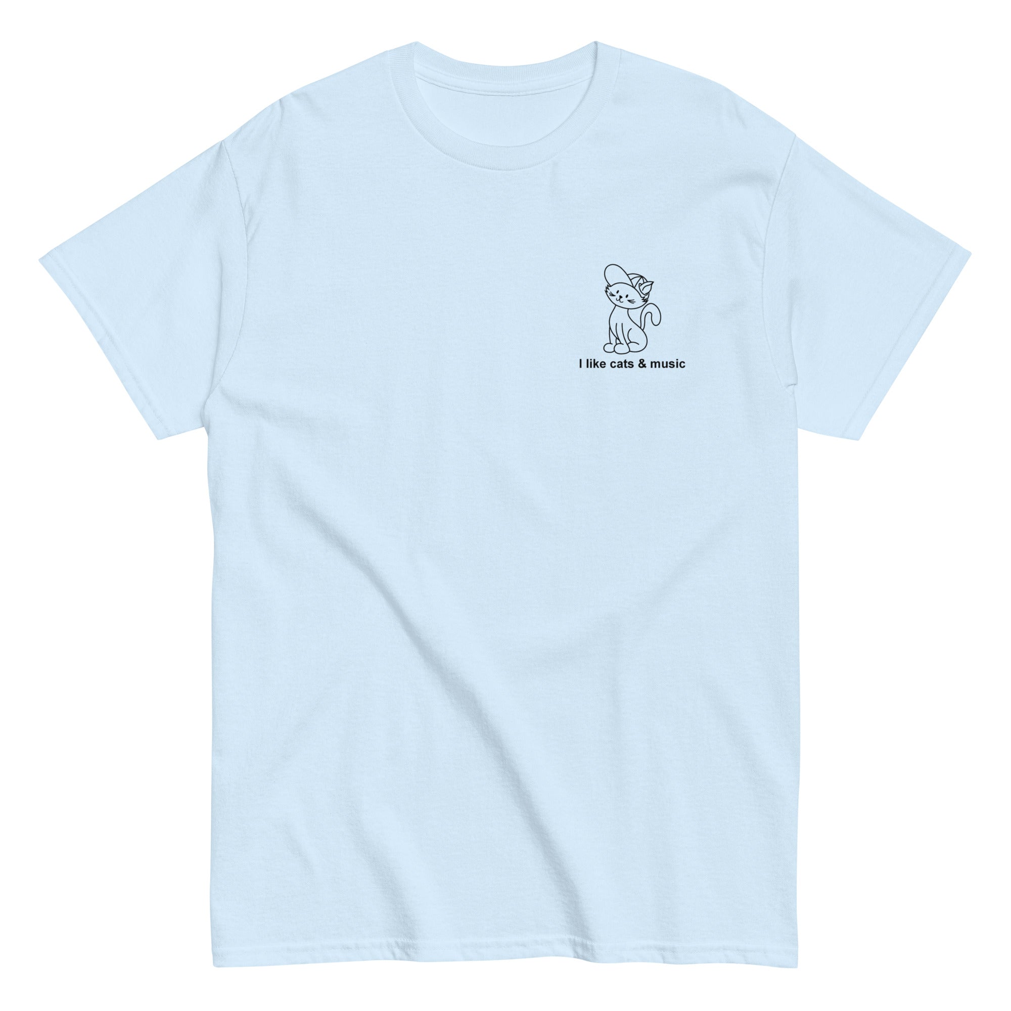 i-like-cats-music-t-shirt-noir-taille-m image 5