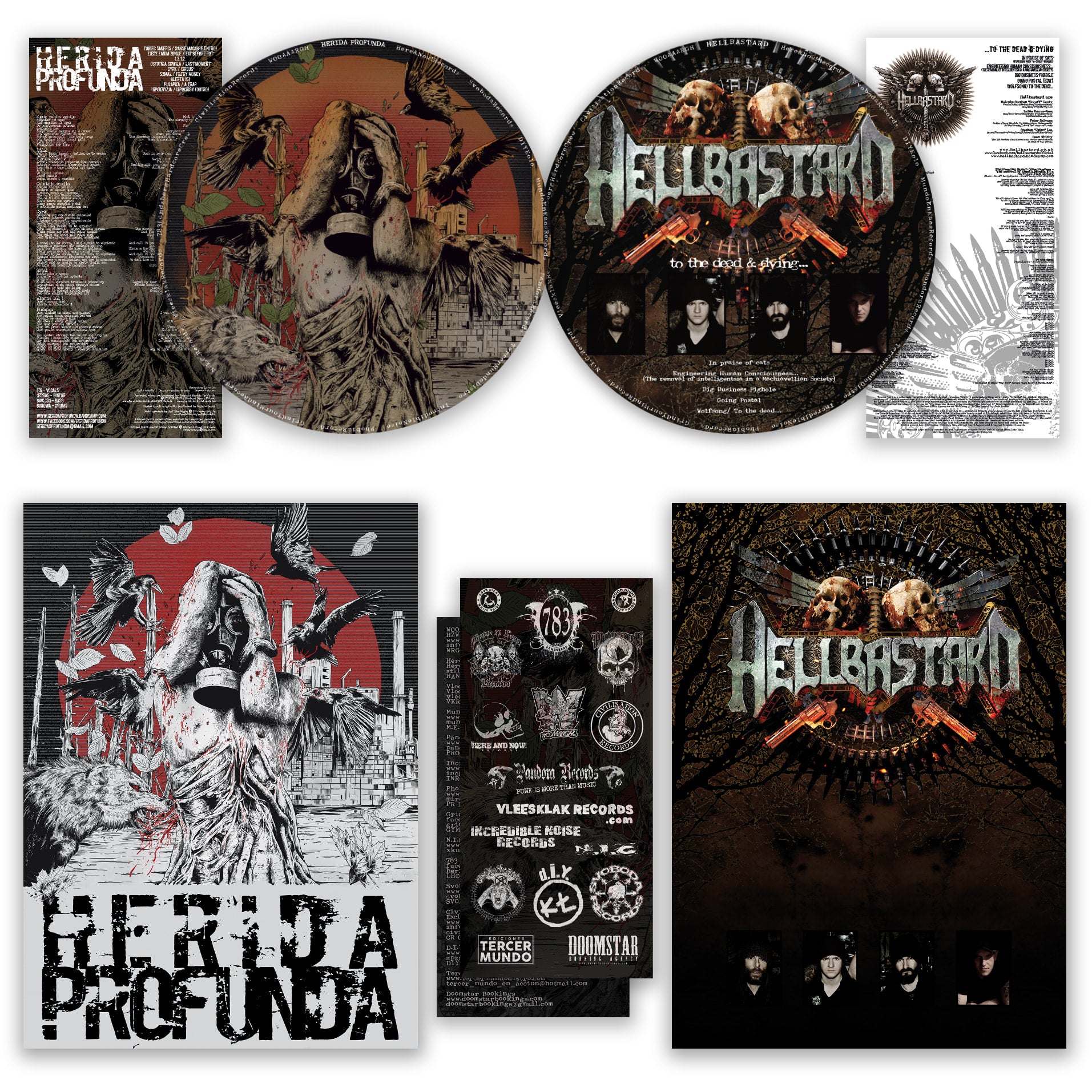 783punx-herida-profunda-hellbastard-vinyle-picture-disc image 3